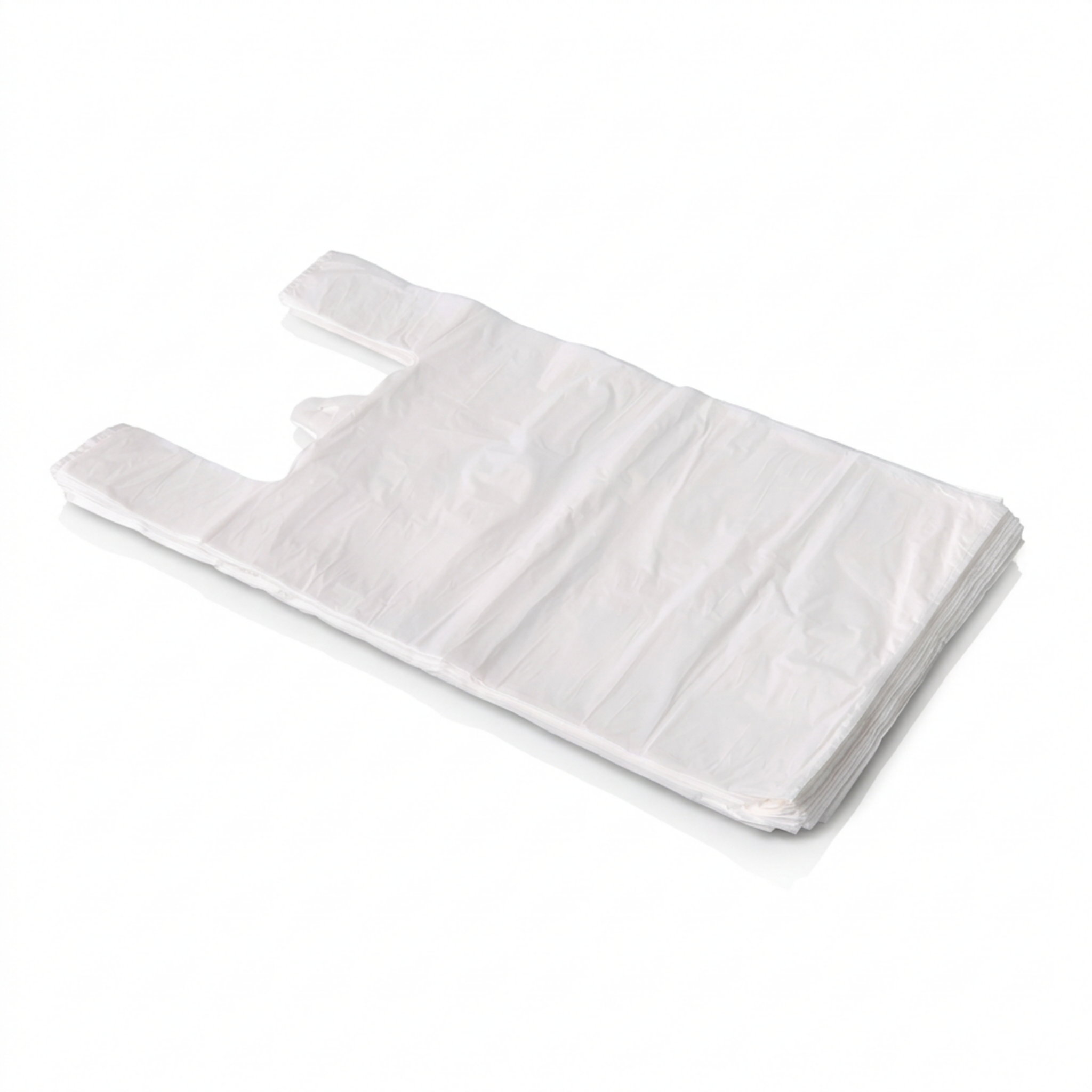 White T-shirt bag 300+180x640mm 25my MDPE