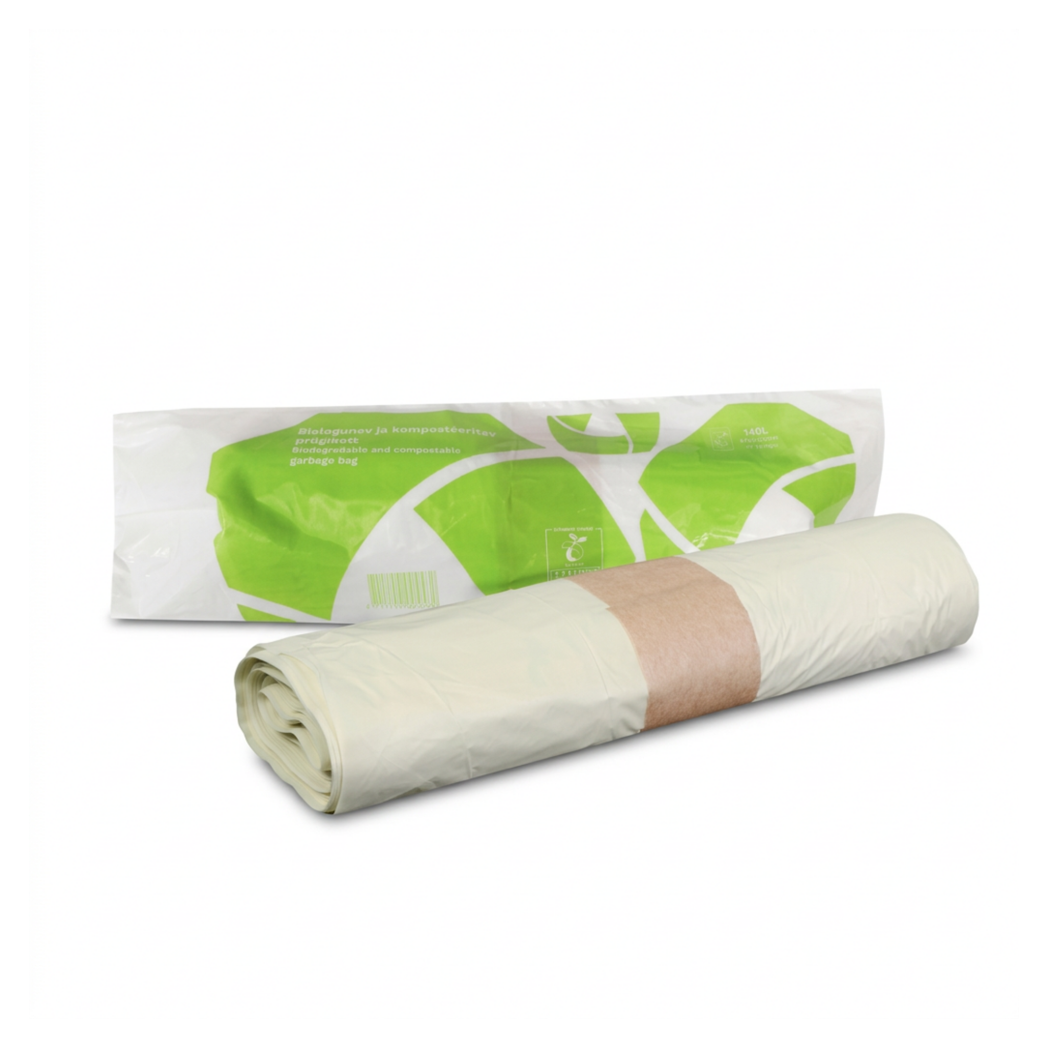 Biodegradable garbage bag 140L 870x1320mm 18my