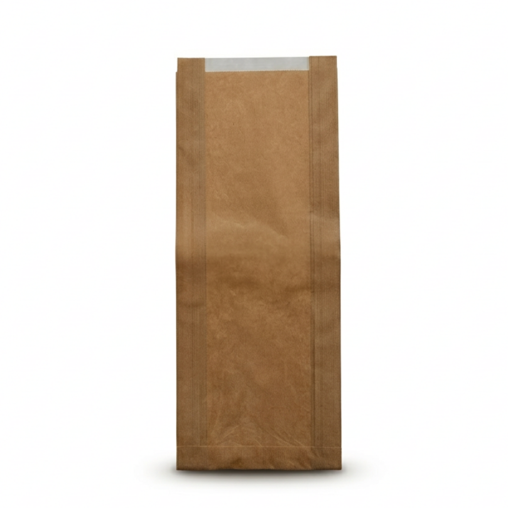 Kraft paper bag perf. window 170x60/120x430mm