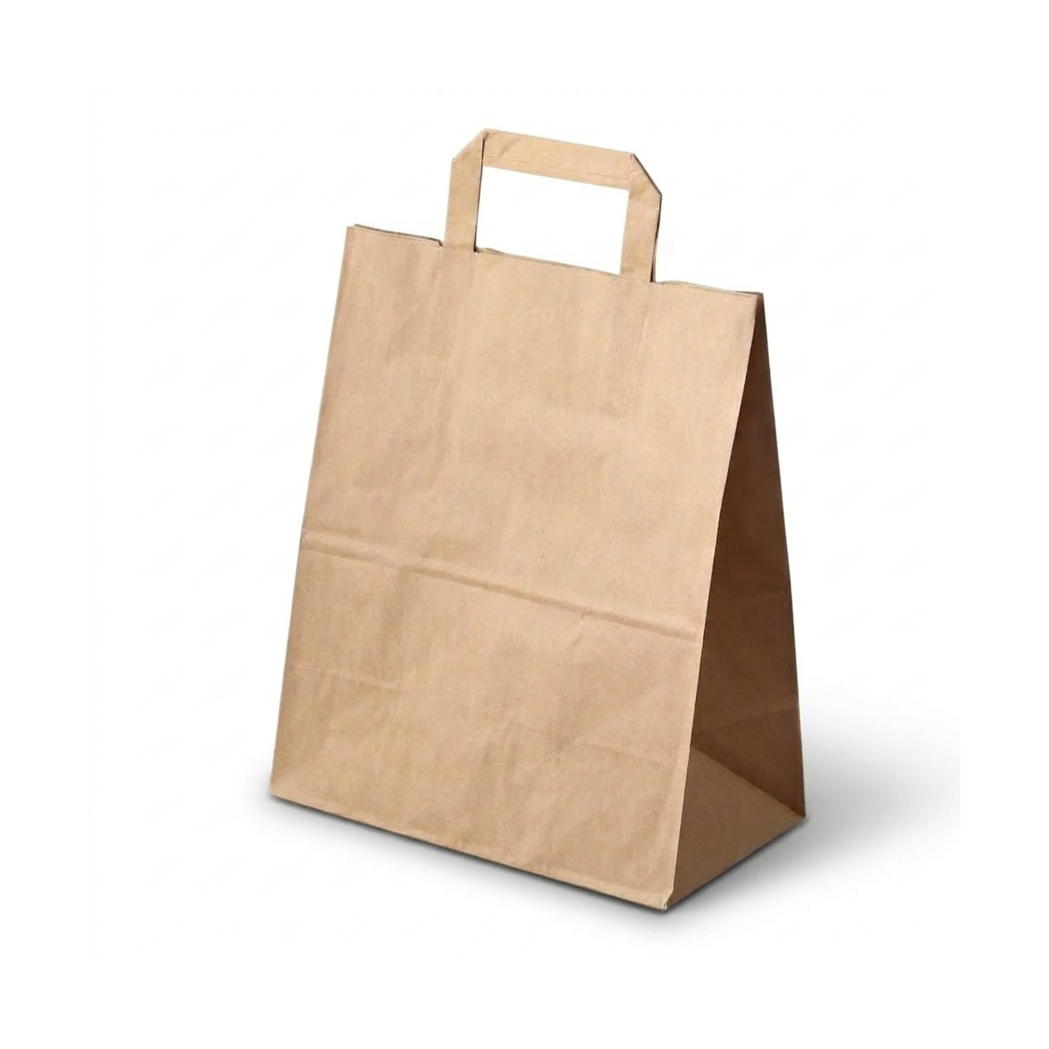 Paper carrier bag flat handle 240+160 x 300 mm