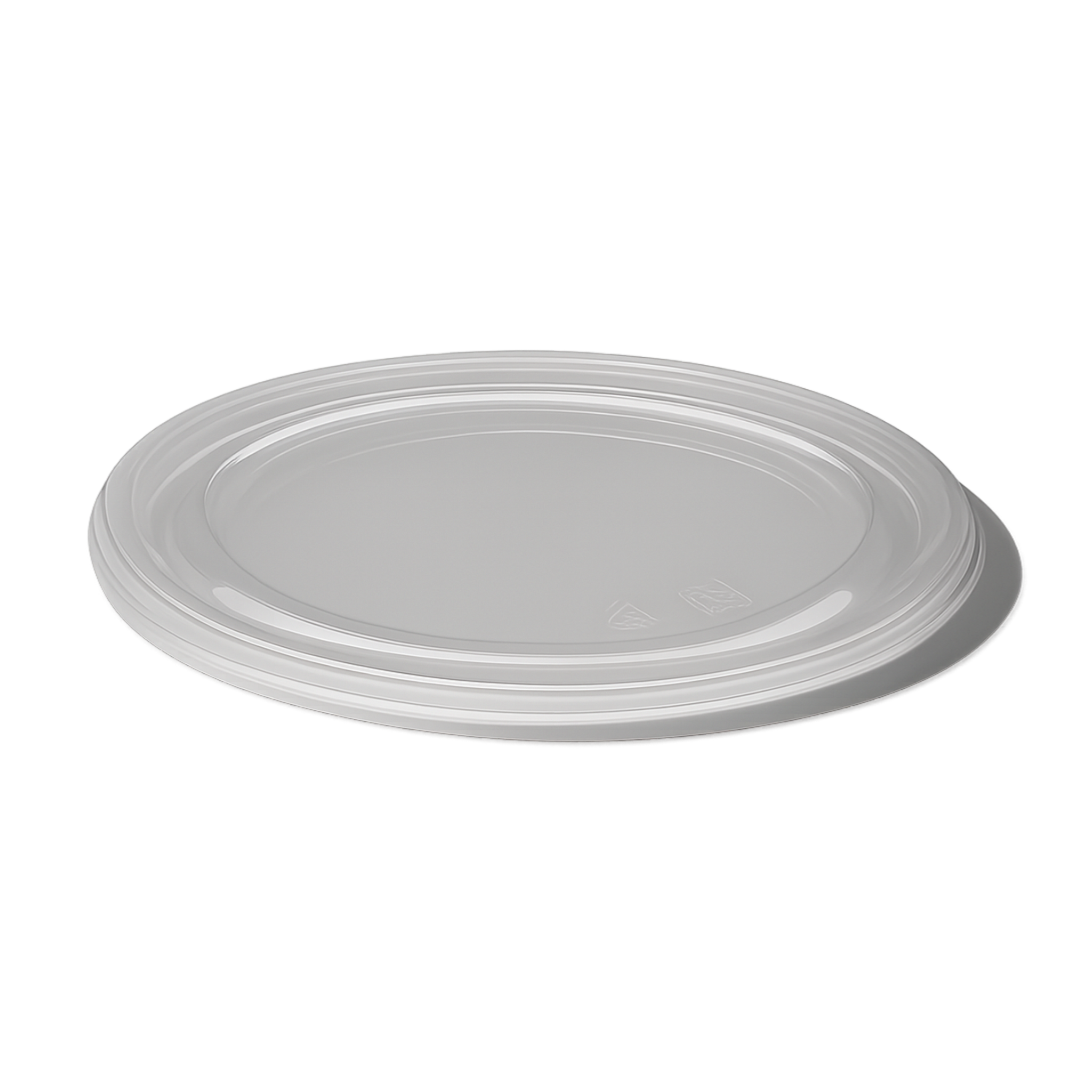 Lid salad bowl 24-32oz PET clear