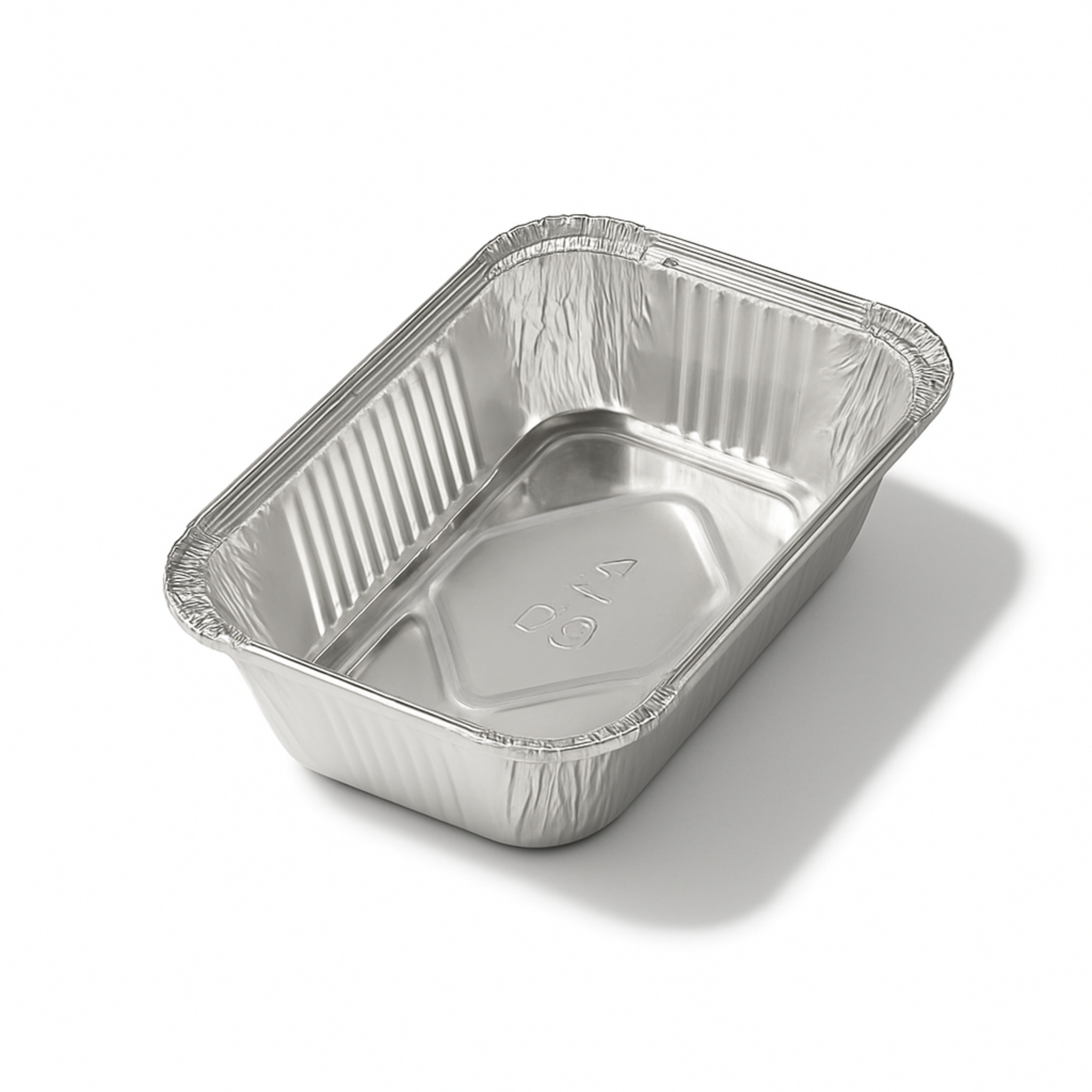 Alum container 670ml 195x120x45mm