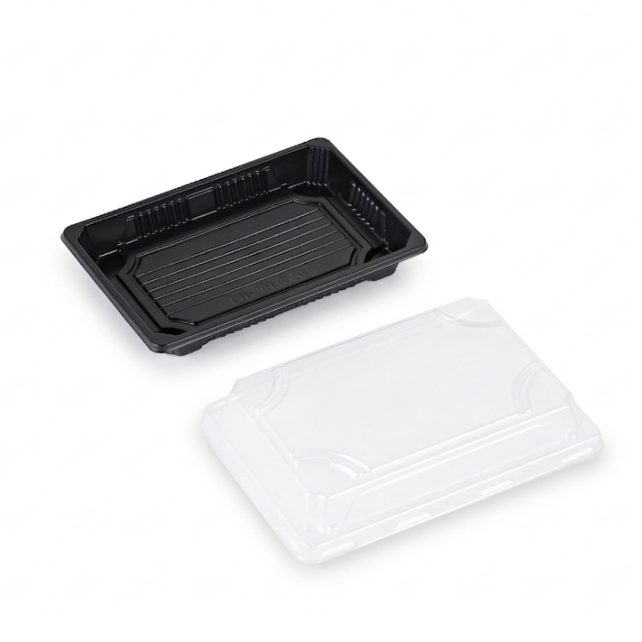 Sushi box set 350ml black/clear