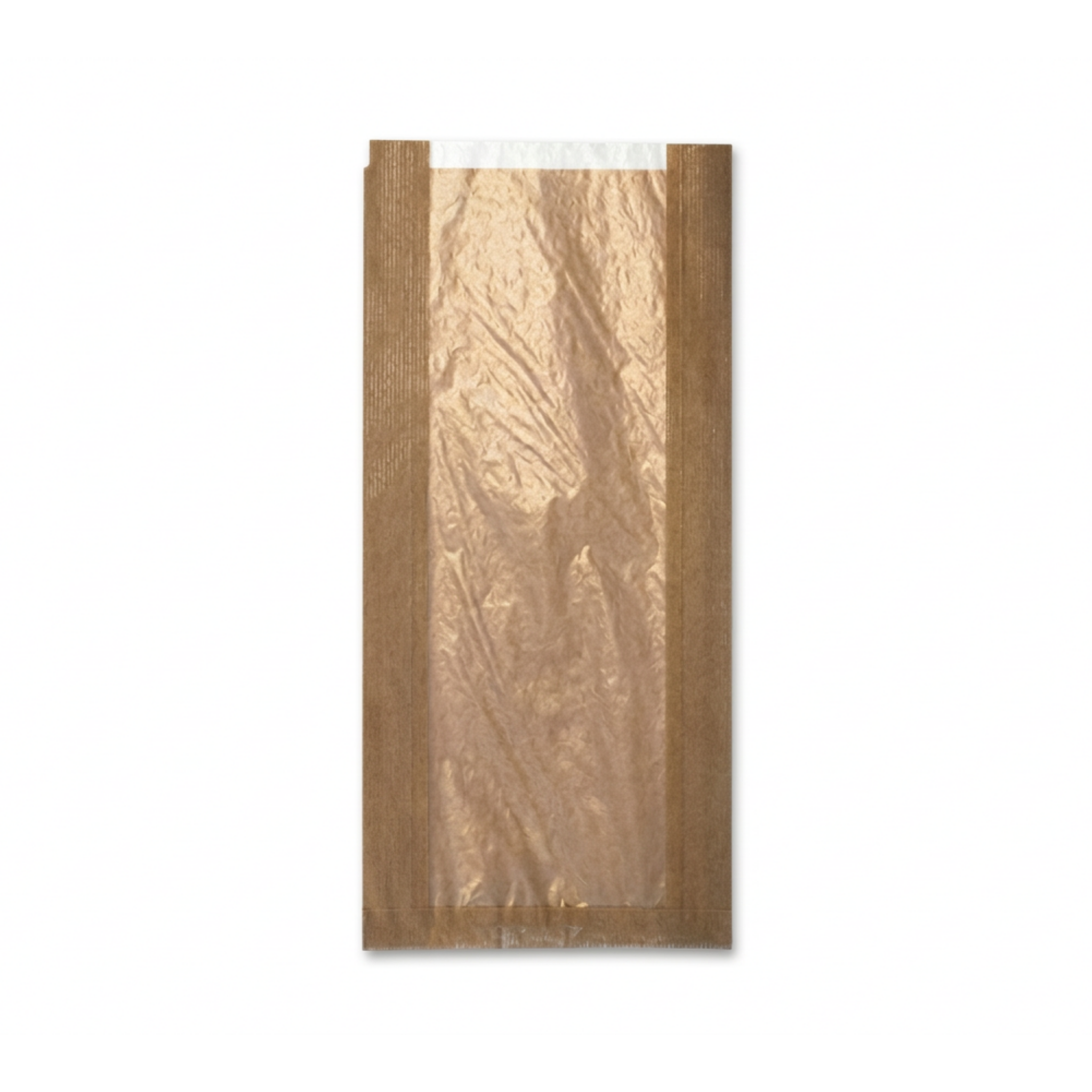Kraft paper bag paper window 160x75/80x280mm