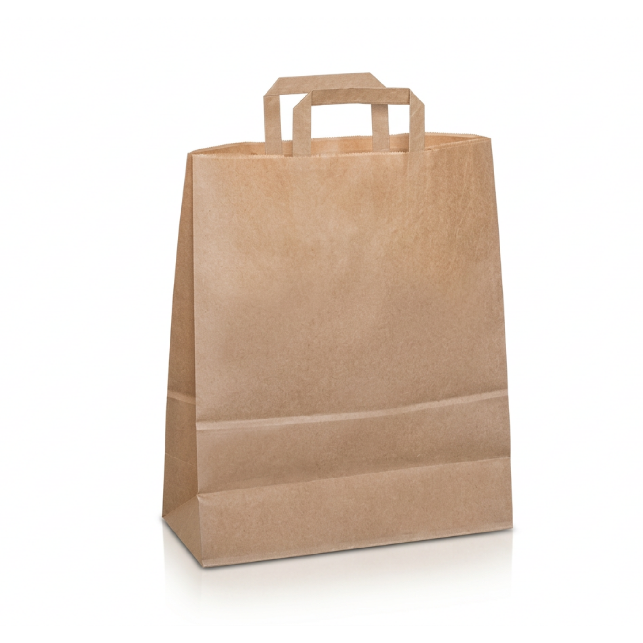 Paper carrier bag flat handle 320x160x400mm