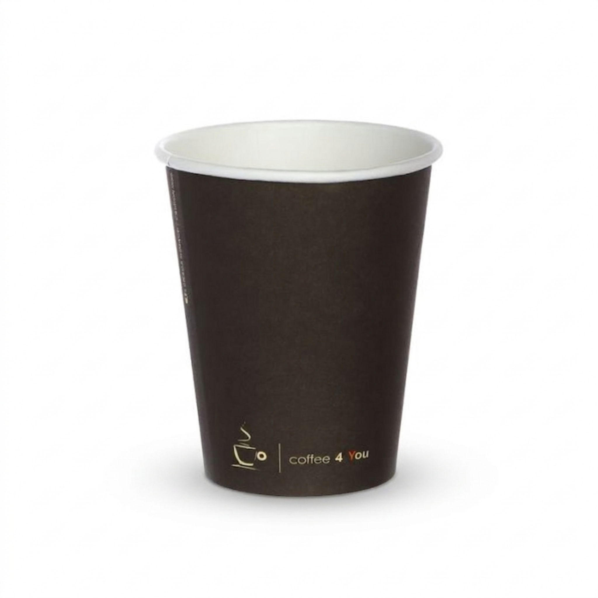 Brown hot cup ´Coffee 4 You´ 300ml Ø90mm