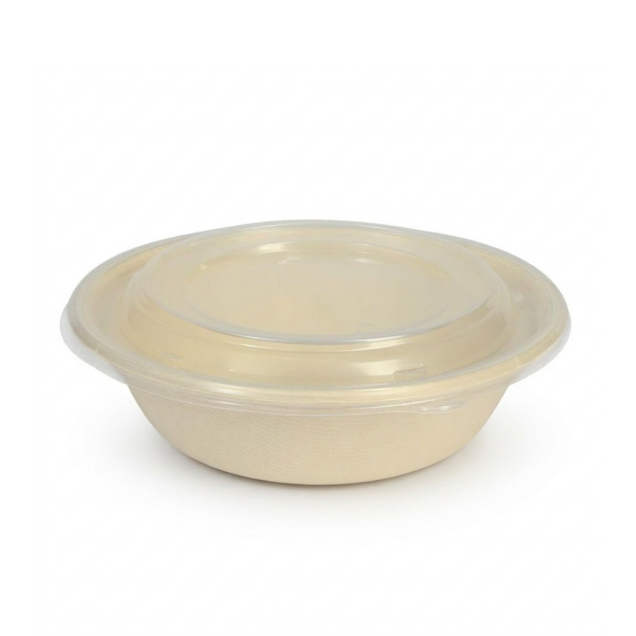 Round sugarcane bowl 950ml Ø208x60mm