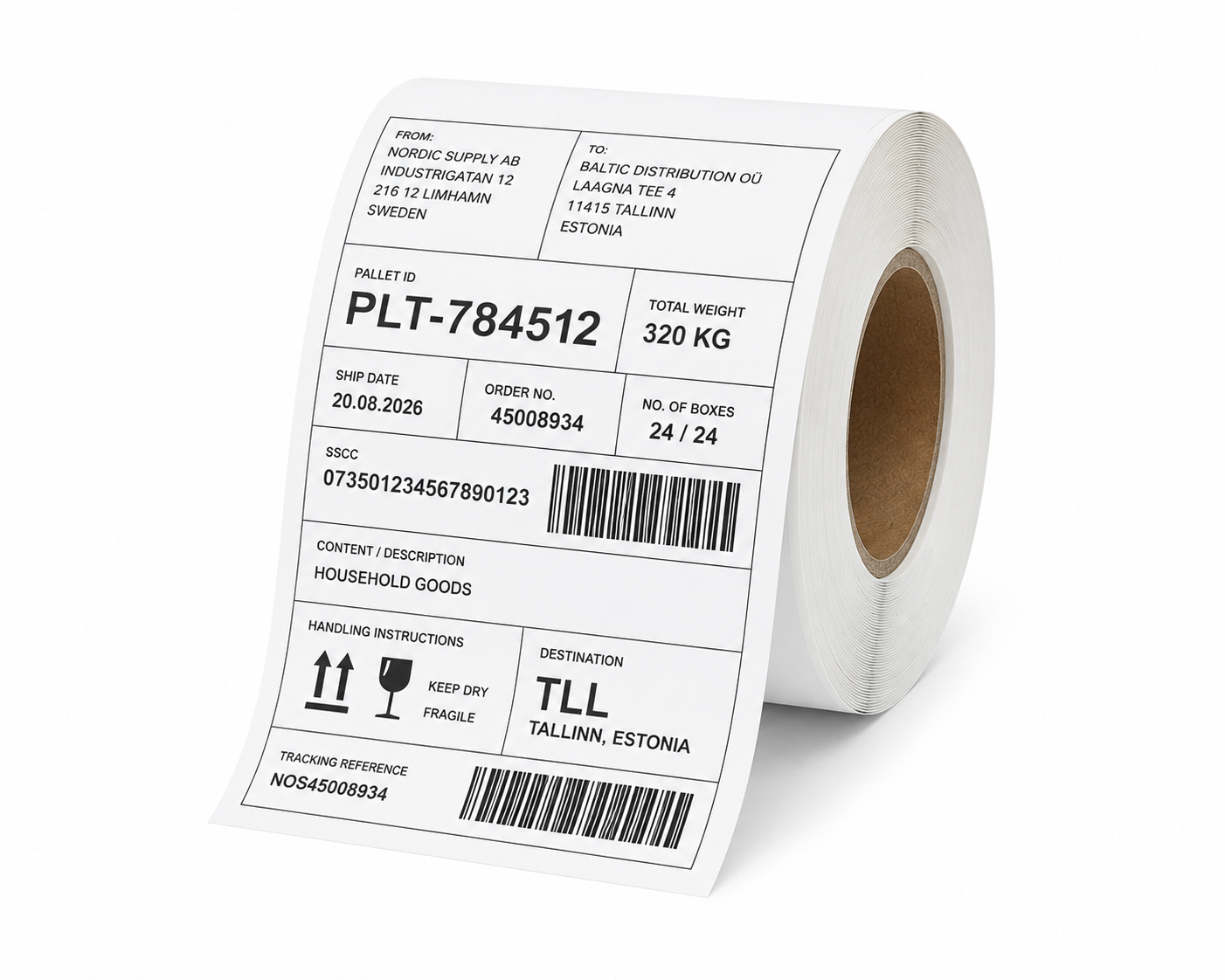 Pallet and Logistics Labels